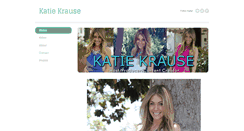 Desktop Screenshot of katiekrause.net